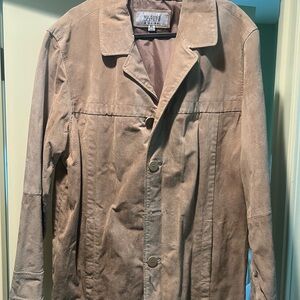 Wilsons Leather Tan Trench Coat